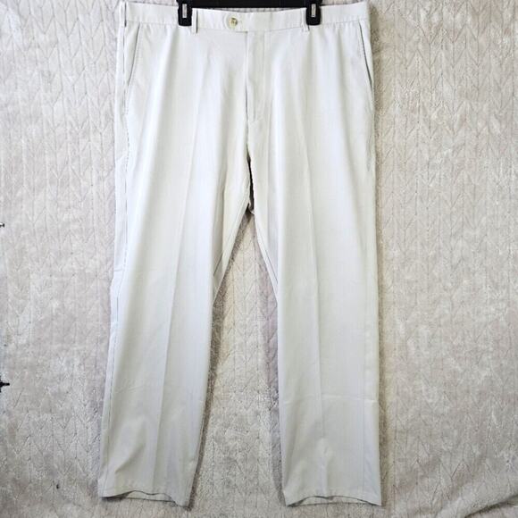 Peter Millar Crown Sport Pants Mens 40x34 Golf Outdoors Khaki Summer Minimal - Picture 1 of 7